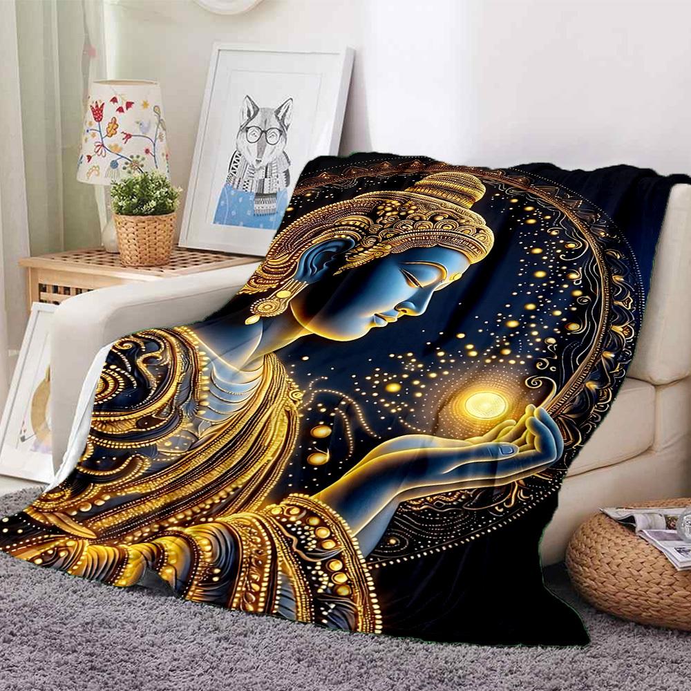 1 Stück Golden Era Decke Leichte Flanelldecke Überwurfdecke für Sofa, Bett, Reise, Camping, Wohnzimmer, Büro, Couch, Stuhl und Bett yy251015176