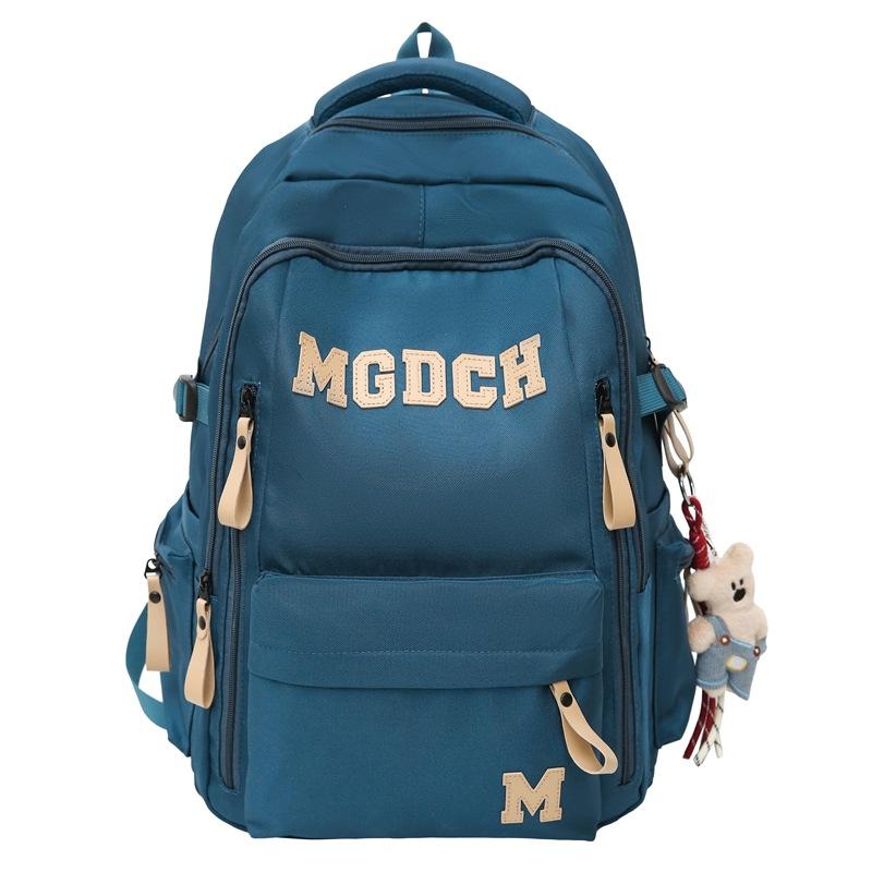 Schoolbag Large Capacity Multi-layer School Bag Junior High School Student Male and Female High School Student Backpack Burden Reduction Ridge