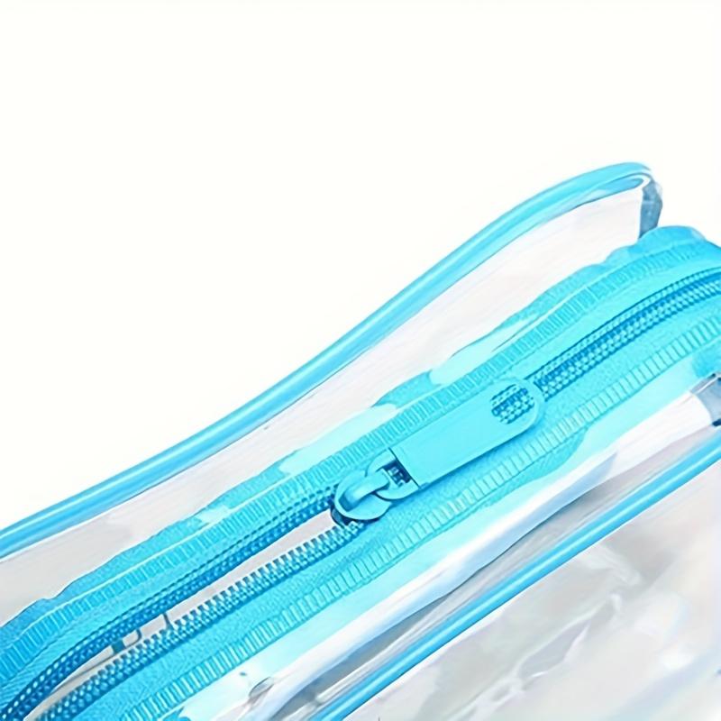 3pcs Upgraded Color-edge Transparent Makeup Bag, Transparent Makeup Bag, Suitable for Travel, Suitable for Various Storage Needs