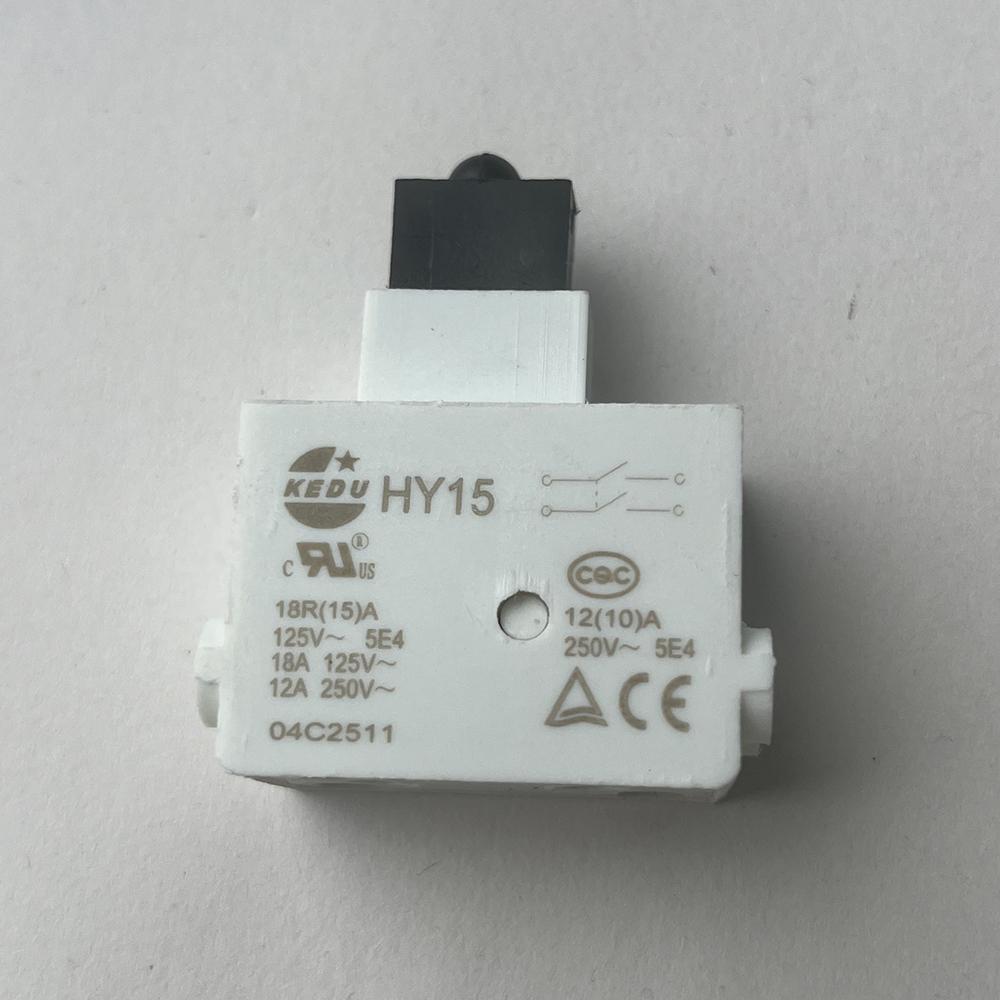 KEDU HY15 Aç Kapa Basmalı Düğme Anahtarları Gönye Testere Çim Biçme Makinesi için 18A-125V 12A-250V