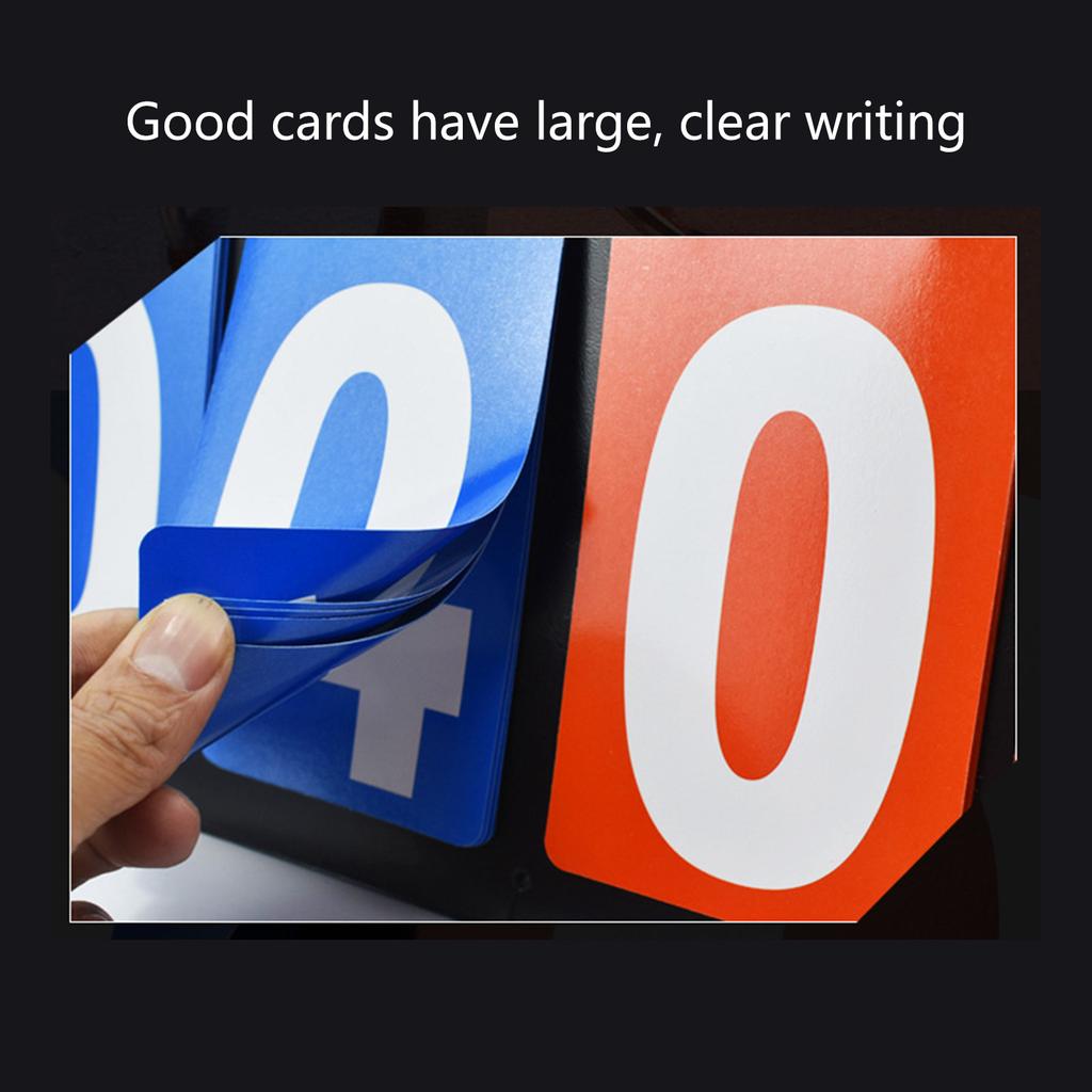 Tabletop Scoreboard Flippers Sports Competition Score Board MultiSport Score Flip Scoreboard Score Keepers Easily Use