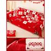 Wedding Celebration Sofa Cover Towel Red Sofa Seat Cushions Four Seasons Universal Full Covered Cover Blanket Non-Slip Sofa Cover