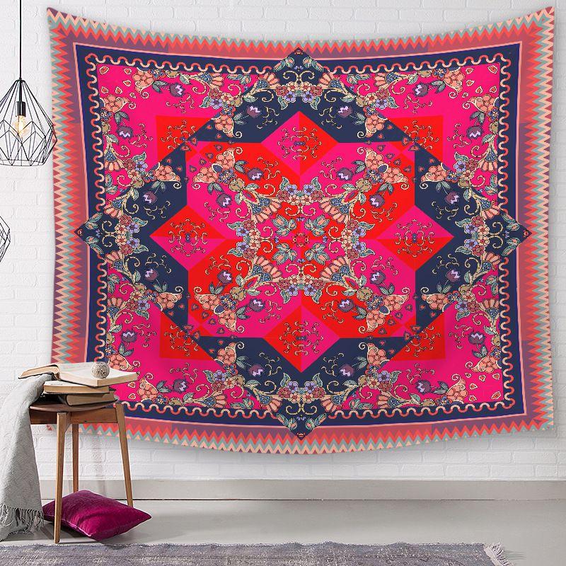 Elegant Wall Hanging Tapestries Flower City Printed Home Decoration Blanket For All Occasions