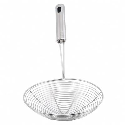 Oval Skimmer Stainless Steel Filter Mesh Kitchen Strainer Baking Cooking Tool Oil Pot Food Filter Cookware Colander Fried Filter