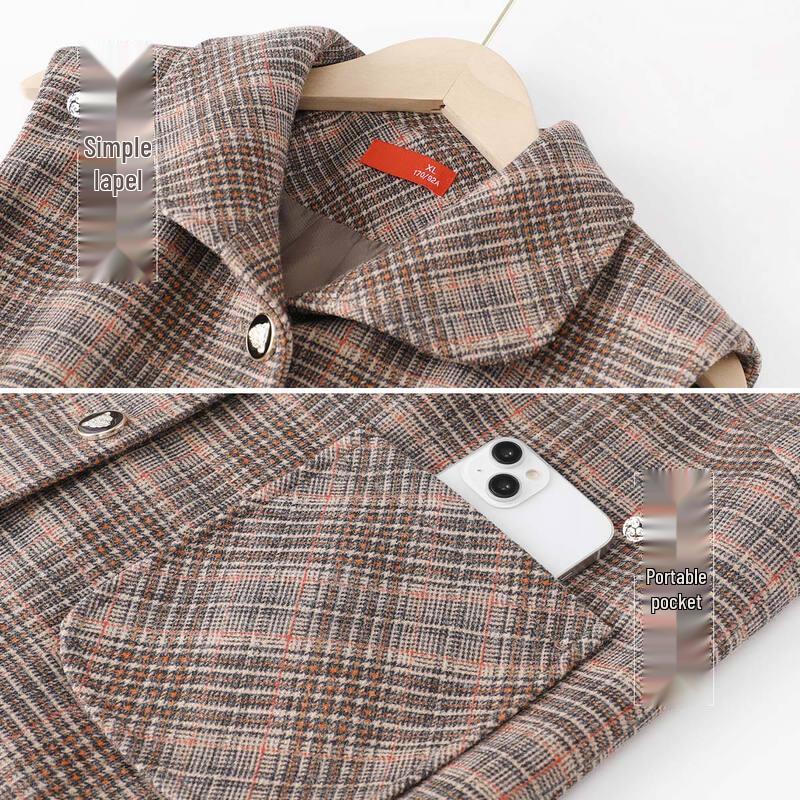 Women's Plaid Vest for Middle-Aged and Elderly