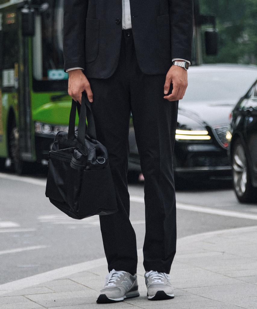 STCO Motion-Free Comfort Slacks_Black (Straight Fit)_Sepvc31Csb