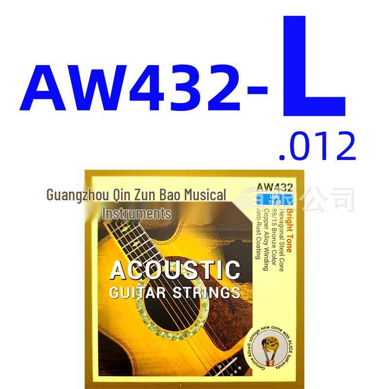 Alice AW432L 012-053 Акустическая фолк-гитара Комплект стальных струн