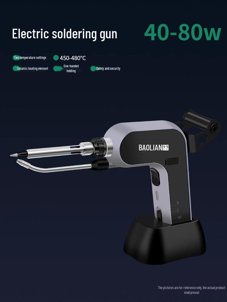 

Baolian Електричний паяльник високої потужності - Автоматичний паяльник професійного класу для побутового ремонту та зварювання.