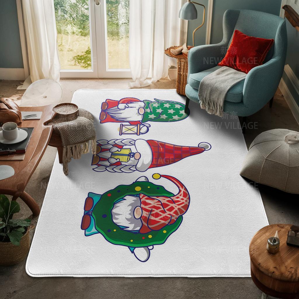 Hus inngangsteppe Hjem dørmatte Stue Bad Fot baderoms sklisikre vannabsorberende tepper bad God jul vinter