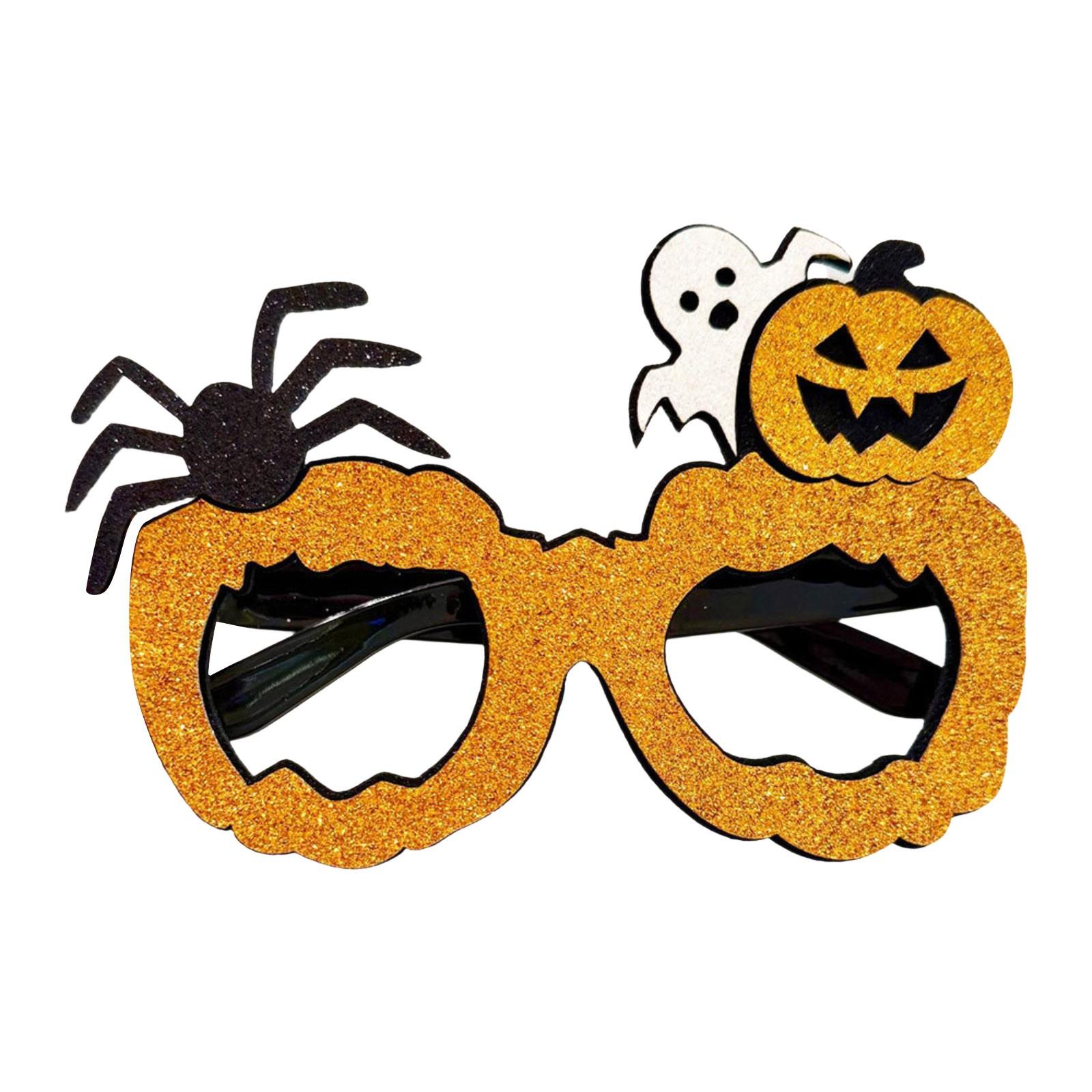 

Хэллоуин Новая тыквенная оправа для очков Украшение Праздничные принадлежности Праздничная вечеринка Смешные реквизиты для костюма One Size оранжевый