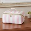 Zipper Women's Cosmetic Bag Polka Dot/Striped Women's Toiletry Organizer  Cosmetics Storage