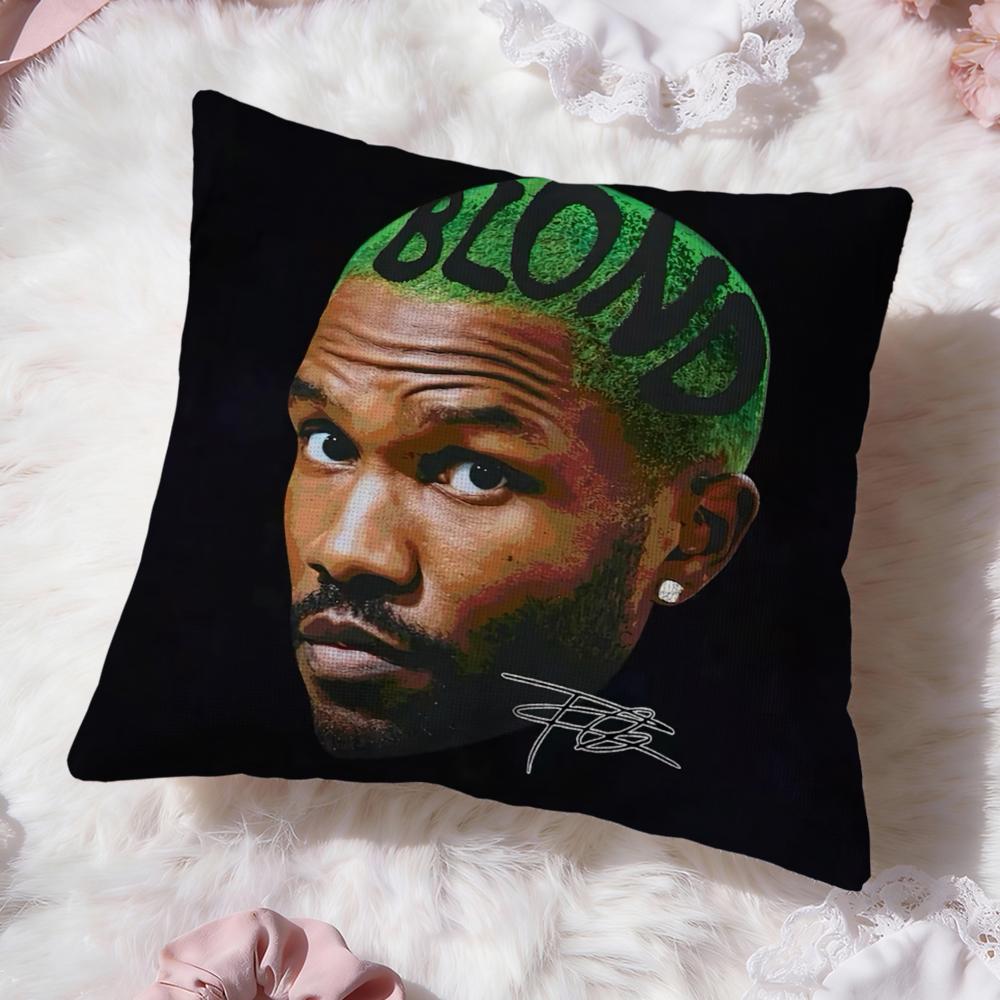 Blond F-Frank O-Ocean Cushion Cover Premium Comfort Reversible Pillow Cove -Two in One Design for Any Room & Car Interior