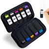 Multi-Purpose USB Flash Drive Storage Case Shockproof Hard EVA Holder Fits 20 Thumb Drives Small Gadgets for Travel Office Home Use