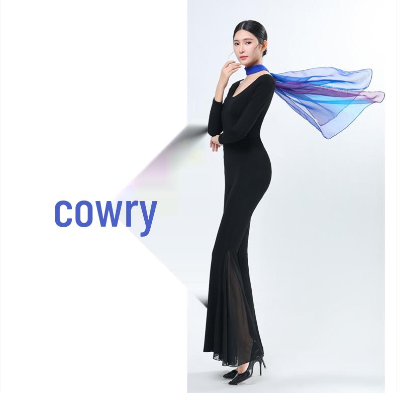 Elegant Women's Silk Scarf for Stage and Dance Performances