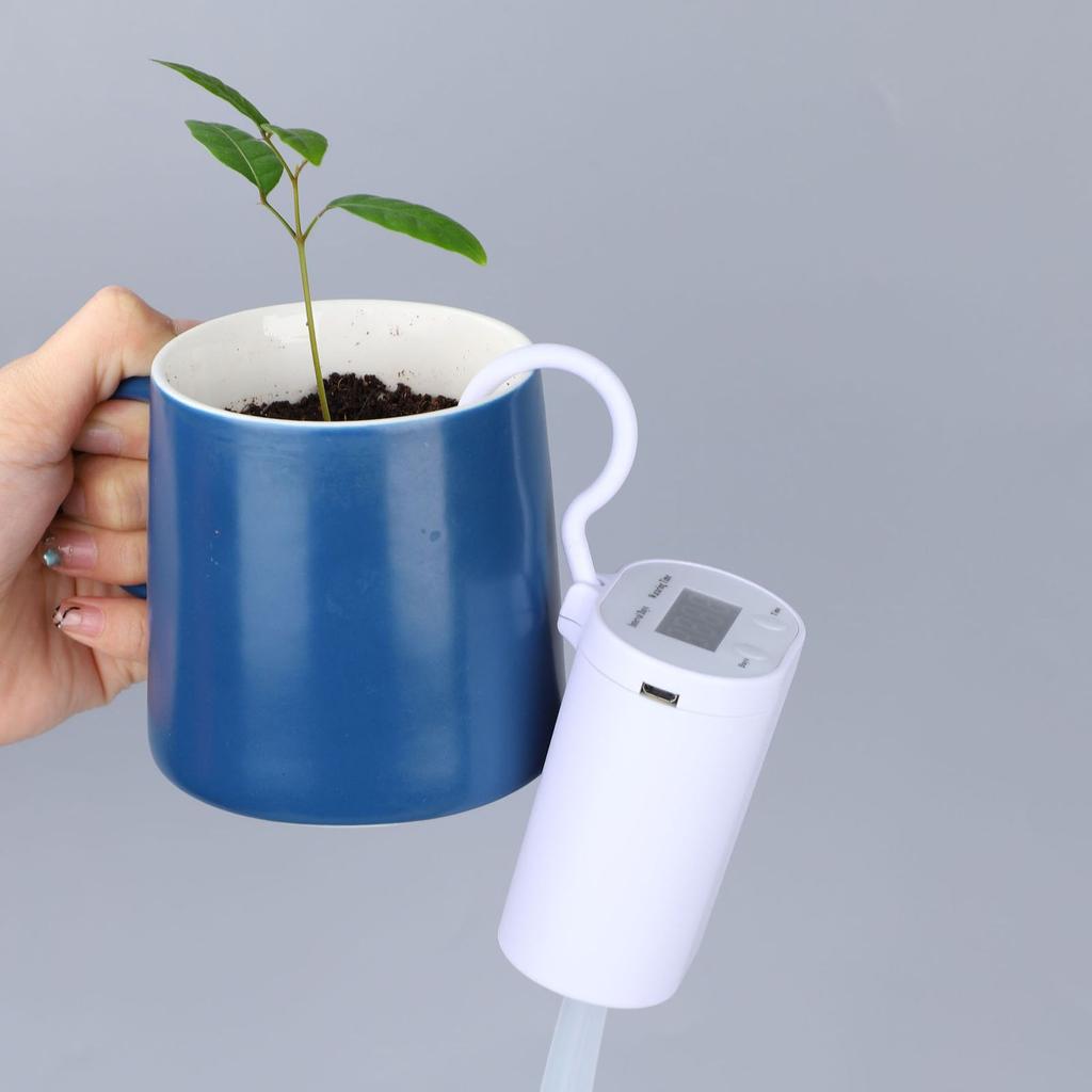 Automatic Drip Irrigation Kit Indoor Watering System for Potted Plants Indoor Plants Self Watering System with Timer White
