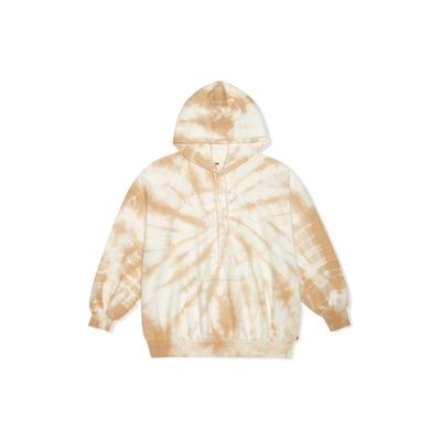 Levis Tie-Dye Logo Embroidered Hoodie Women Hoodies Yellow A0801-0025