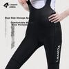 Lanpada Cycling Jersey, Road Bike Riding Pants for Women, Suspender Cycling Long Pants, Bicycle Summer Wear with Seat Cushion, Cycling Clothing Qingru