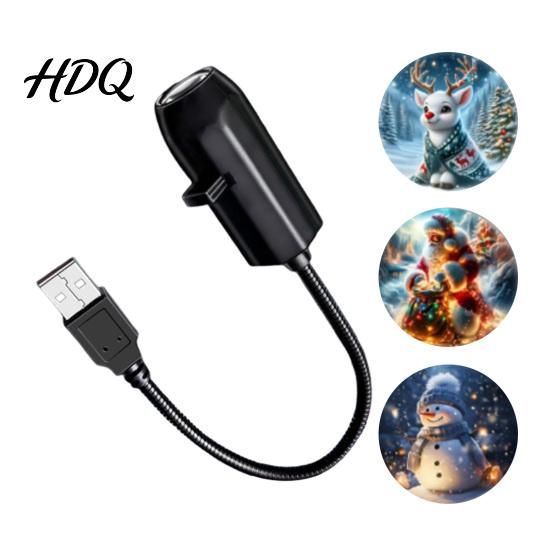 Festive Atmosphere Light Christmas Rotating Projector Lights Holiday Projection Light 360 Degree Rotation Weatherproof Projector Multiple Patterns