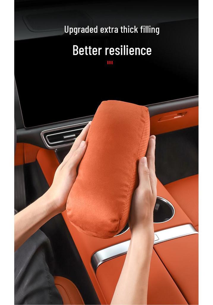Ideal i6i8 Car Neck & Lumbar Support Pillow Set for Headrest and Interior Decoration