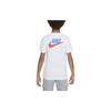 Nike T Shirt Sportswear Standard Issue White Kids' FJ5391-100