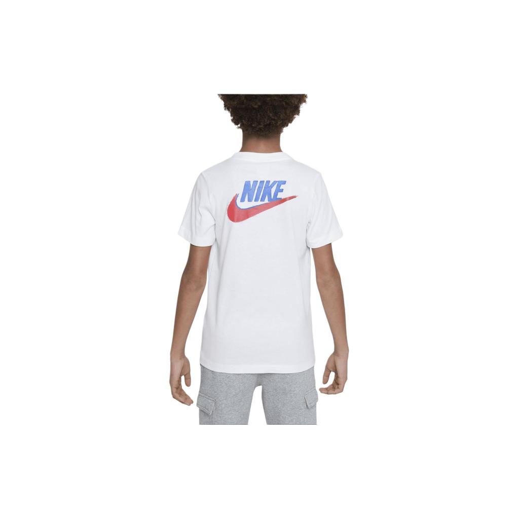 Nike T Shirt Sportswear Standard Issue White Kids' FJ5391-100
