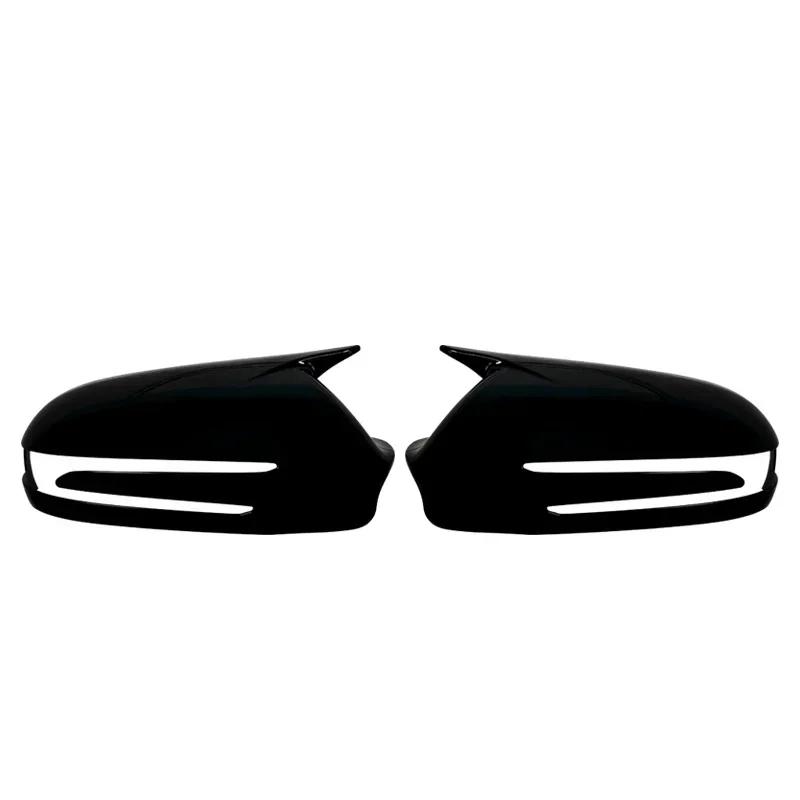 Exterior Rearview Mirror Cover Cap Gloss Black Left Right For Mercedes Benz CLS C219 W219 CLS280 300 320 350 2009-2011
