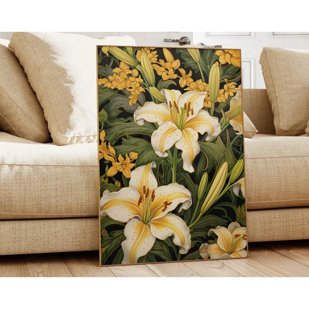1PC Neutral William Morris Poster Poster Paper Print Home Living Room Bedroom Entrance Bar Cafe Art Painting Decoration