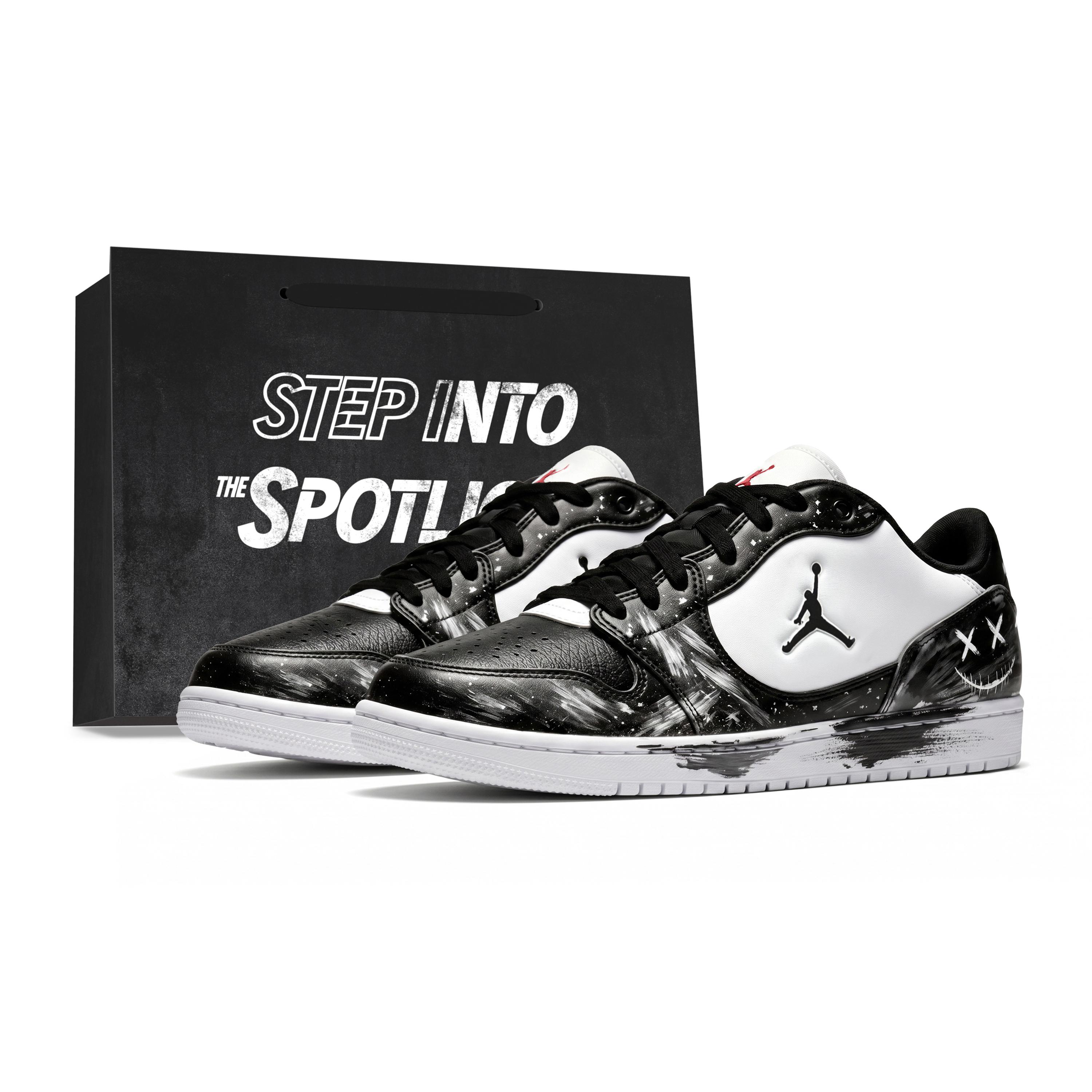 

Jordan COURT CONNECT Dark Night Ink Splatter Cushioning Slip Resistant Abrasion Resistant Lightweight IQ5698-101(Team8869-) 42.5