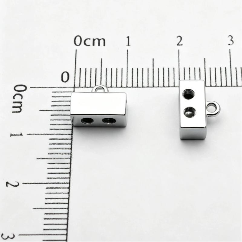 5/10Pcs Jewelry Diy Accessories 8Mm Crystal Connector Charms For Bracelet Making Keychain Phone Strip Women Gift