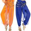 Tassel Belly Dance Pants Sequin Loose Pants Fashion Show Costumes  Women