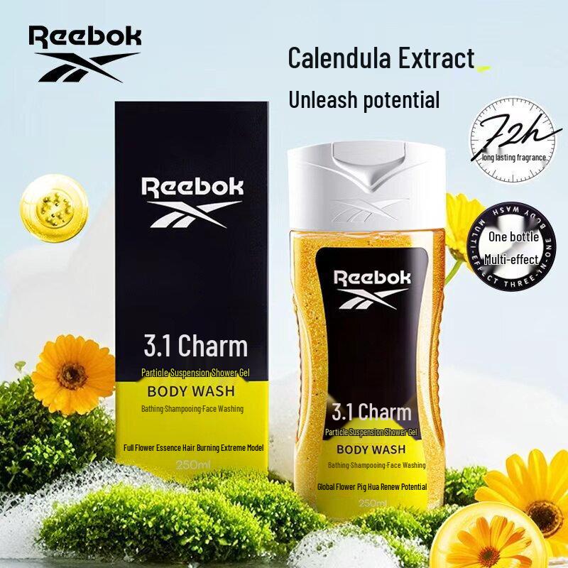 Reebok 3-in-1 Classic Cologne Scent Shower Gel (2x250ml)