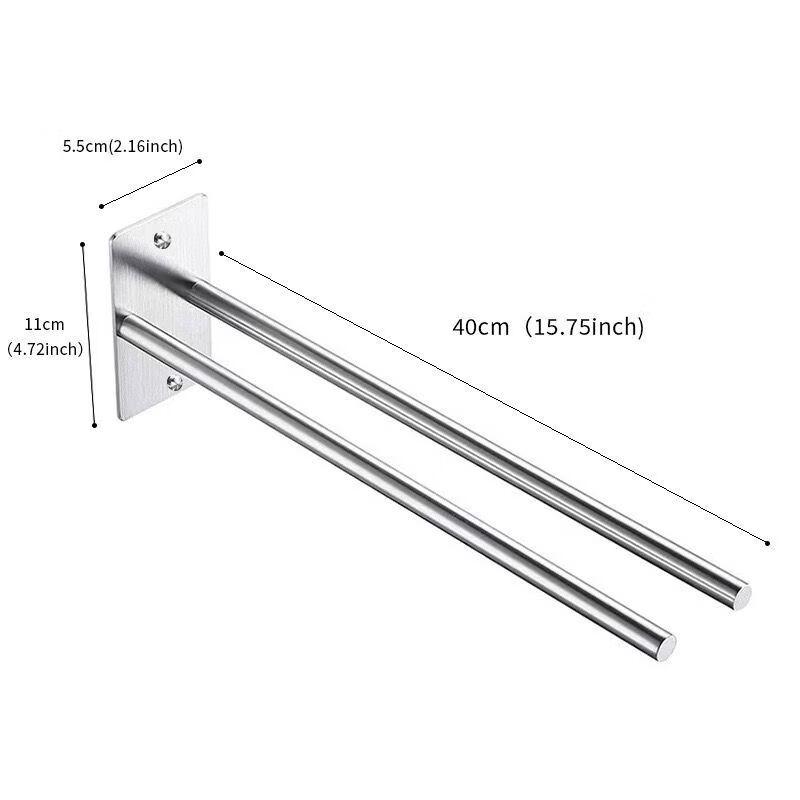 

cmaos Stainless Steel Double Towel Bar