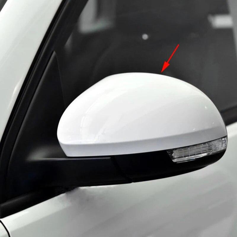 Left Right White Gloss Black Side Rear View Mirror Cover Shell Cap Housing For VW TIGUAN 09-17 Skoda Yeti 14-2017 Sharan 12-18