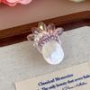 Crystal Shoes Decorations Korean Transparent Jelly Shoes Decorative Shoe Buckle Handmade DIY Beaded Flower Hole Shoe Accessories