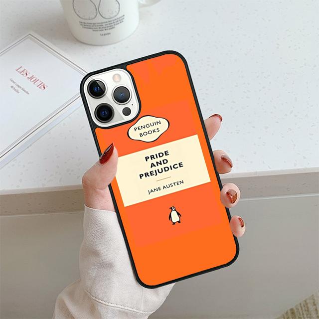 Cover Book Jane Austen Phone Case For iPhone 17 Air 14 15 16 16e 13 12 Max Cover For Apple 11 Pro Max Plus Coque