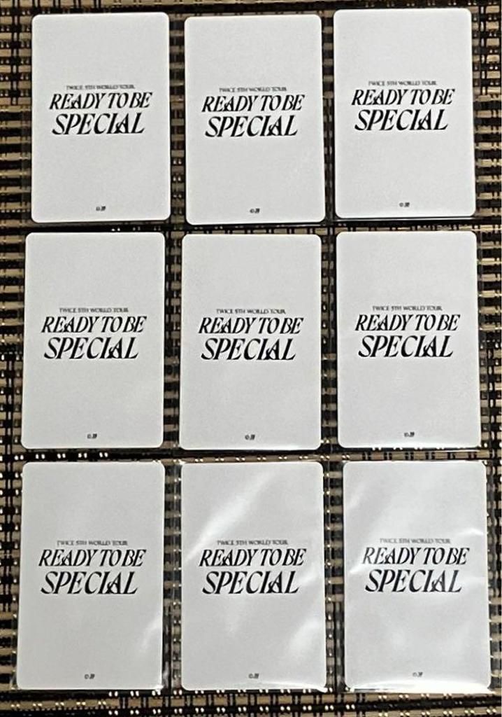[USED] TWICE READY TO BE SPECIAL purchase bonus trading card