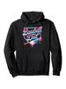 Baseball Dad Dad Hoodie - "Baseball Dad" Graphic Pullover with Baseball Bat & Dripping Ice Design