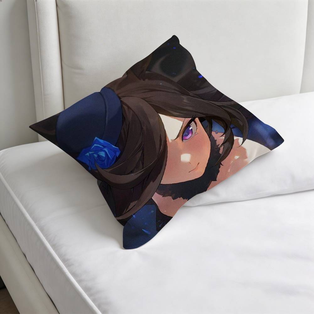 

PPretty Derby MMeisho Doto Square Pillow Case Soft Decorative Throw Pillow Cover for Home Sofa Bed 30x30 cm
