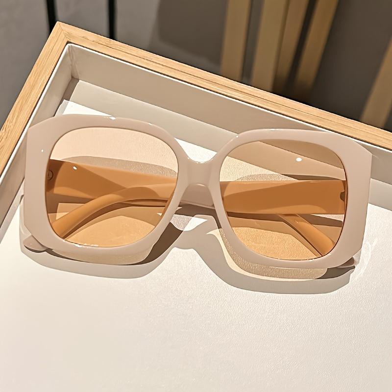 Festliche Strandparty-Sonnenbrille Überdimensionierte quadratische Fassung Lebendige Farben Sommer-Spaß Outdoor-Reisebrille