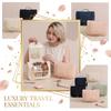 Portable Hanging Toiletry Bag Travel Organizer Waterproof Cosmetic Storage Case with Multiple Compartments and Handle for Men and Women