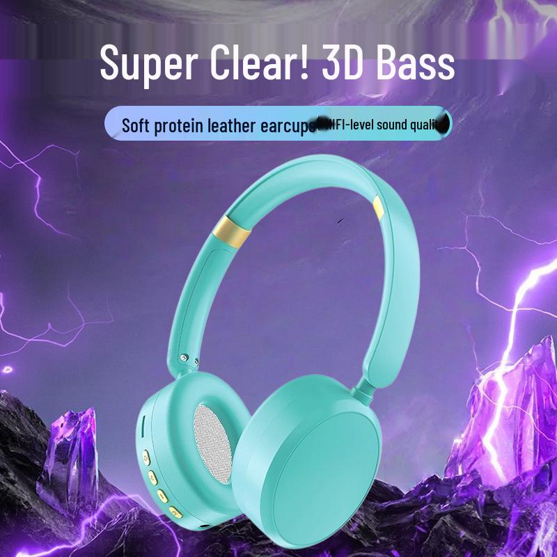 C1001 Wireless Over-Ear Bluetooth Headphones with Ultra-Long Battery Life, Smart Noise Cancelling, Stereo Sound, and Large Comfortable Earcups