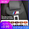 2025 Hot Suede Car Seat Belt Buckle Protector Clip Anti-collision Cover For X1 X2 X3 X4 X5 X6 X7 G20 G30 6GT E46 E90 E60 F10