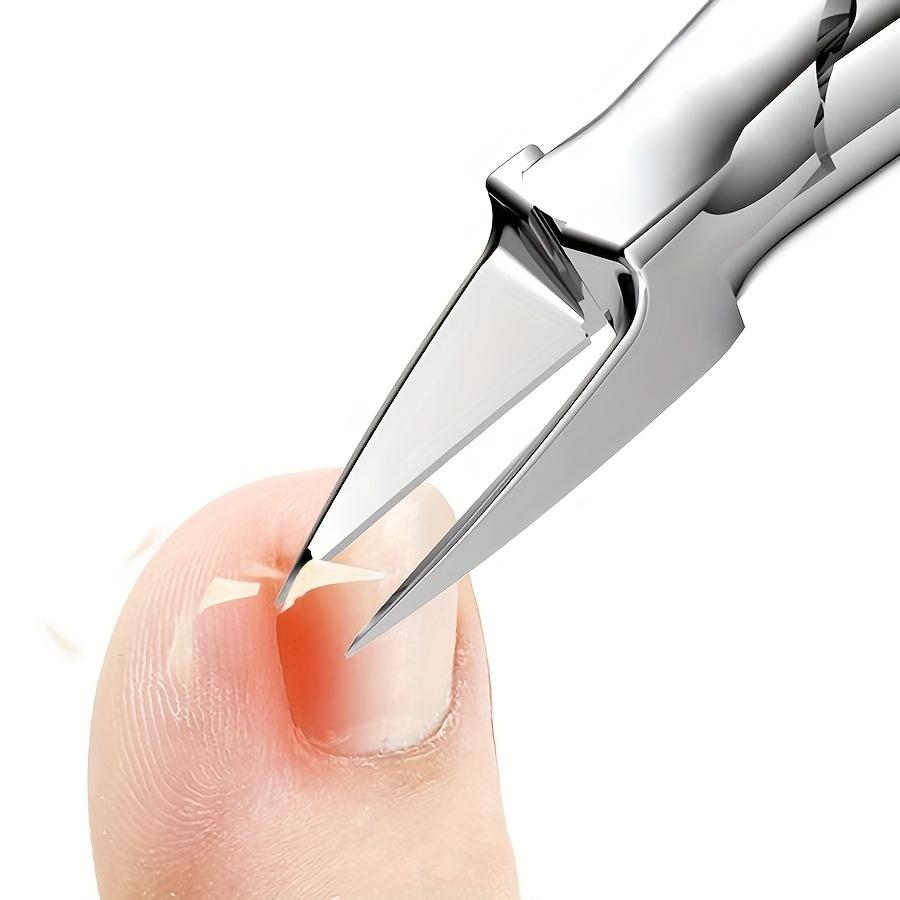 

Кусачки для ногтей из нержавеющей стали - Прецизионный триммер для вросших и толстых ногтей, Инструмент для ухода за ногами без запаха для профессионального педикюра, Принадлежности для педикюра 1pc