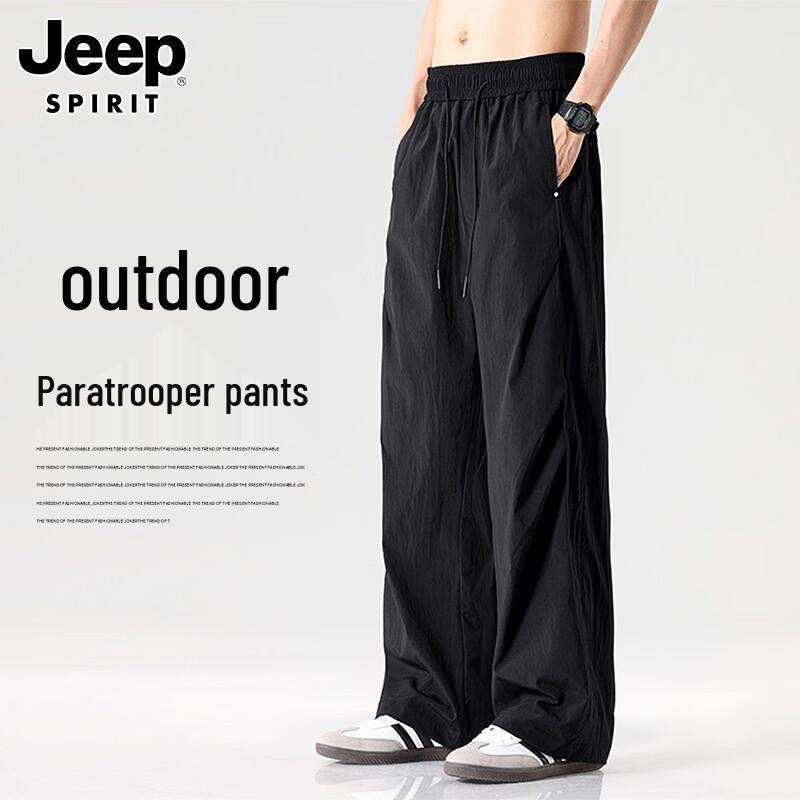 JEEP SPIRIT Men s Spring Summer Outdoor Casual Cargo Trousers 2XL