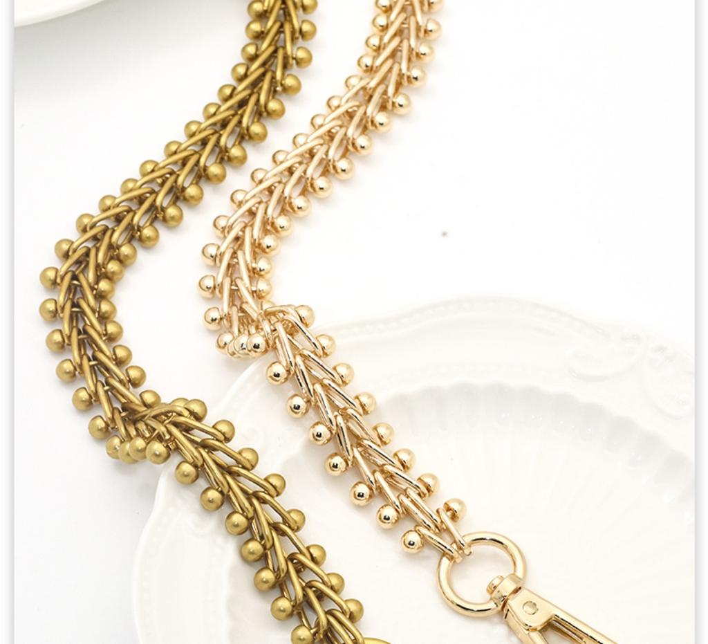 Typ kapky vody Doplňky k taškám popruh přes rameno Široký řetízek s popruhem na rameno pod paži pro popruhy sedlové tašky pro dámské tašky