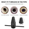 Efficient Broken Bolt Extractor Removal Suitable for 1/2inch and 3/4inch Pipe Plumbers Maintenance and DIYer Enthusiasts