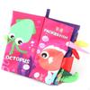 Book, Infants Newborn Cloth Book with Crinkly Sounds, , Cartoon Pictures, Baby