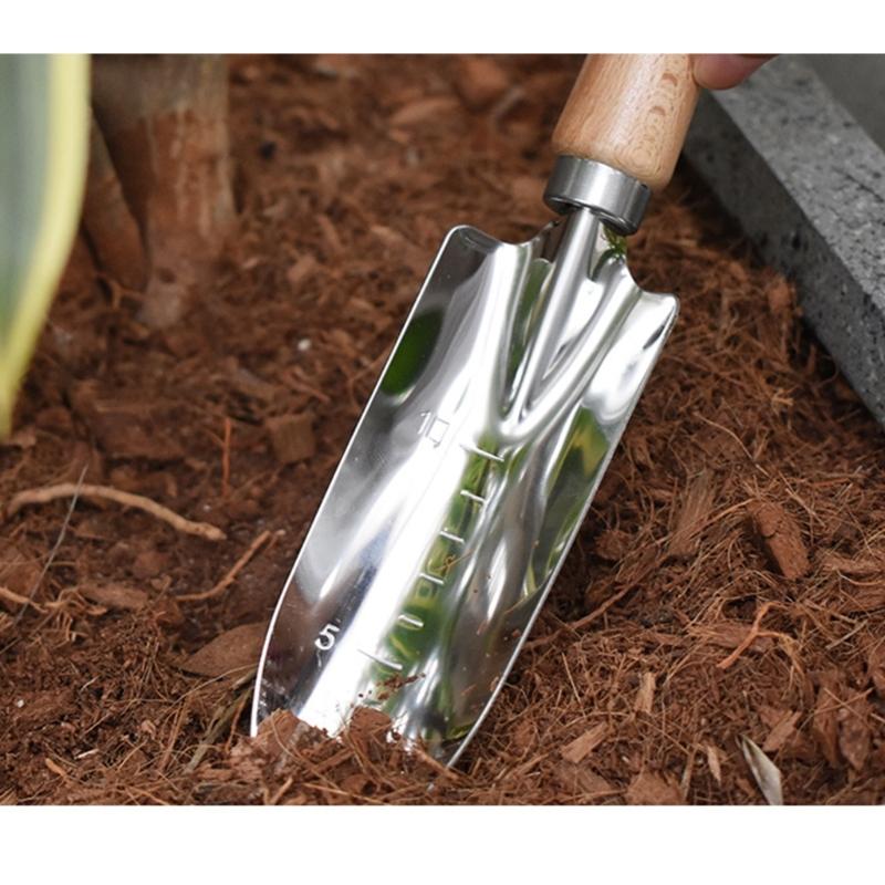 Mini Gardening Potting Tools Handle Spade Shovel Rake Shovel Multifunctional Household Plants Bonsai Succulent Tools