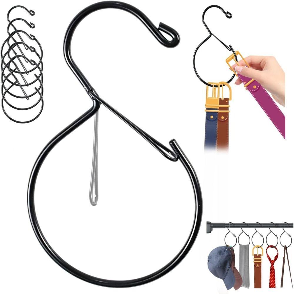 Rust-Proof Belt Hanger Heavy Duty Belt Organizer Hanger Hook Space Saver Dorm