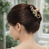 Octopus Women Hair Claw Zinc Zinc Zinc Alloy Hair Crab Clip Vintage Shark Clip  Headwear
